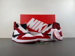 Chaussures de basketball Air Jordan 1 High rouge blanc noir 12