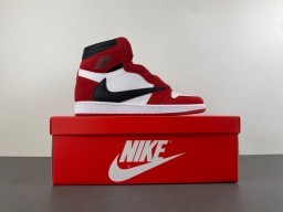 Chaussures de basketball Air Jordan 1 High rouge blanc noir 14