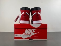 Chaussures de basketball Air Jordan 1 High rouge blanc noir 16