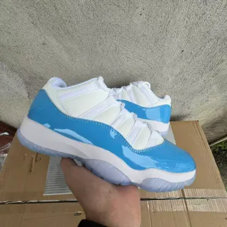 Air Jordan 11 Light Blue Patent Leather Basketball Shoes