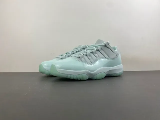 Air Jordan 11 Low Mint Green Patent Lifestyle Sneakers 11