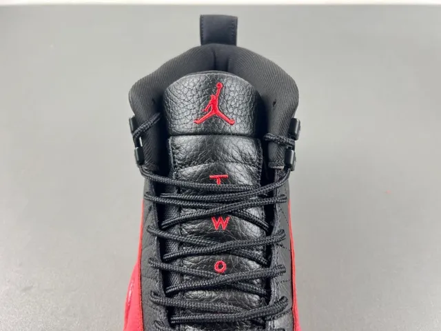 Air Jordan 12 Black and Red Basketball Shoes 5