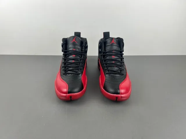 Air Jordan 12 Black and Red Basketball Shoes 12
