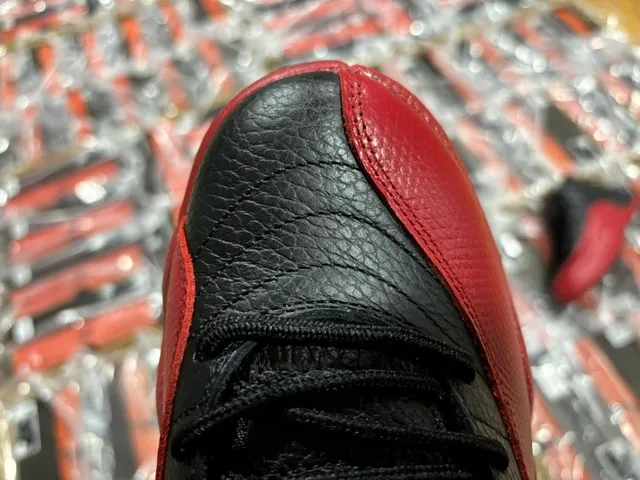 Air Jordan 12 Black and Red Basketball Shoes 22