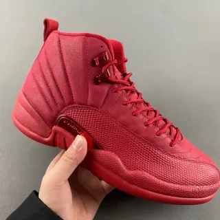 Air Jordan 12 Monochromatic Red Basketball Shoes