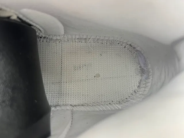 Tênis de basquete Air Jordan 12 branco e azul-marinho 8