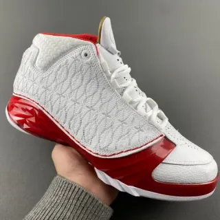 Air Jordan 12 White Red Gold High-Top Basketball Shoes
