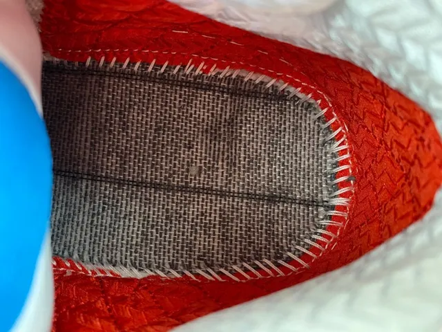 Air Jordan 12 White Red Gold High-Top Basketball Shoes 7