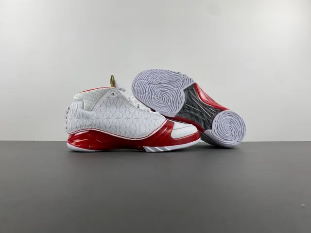Air Jordan 12 White Red Gold High-Top Basketball Shoes 12