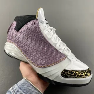 Air Jordan 22 薰衣草白绗缝篮球鞋