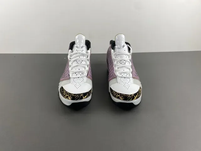 Air Jordan 22 Lavanda y Blanco Zapatos de Baloncesto Acolchados 11