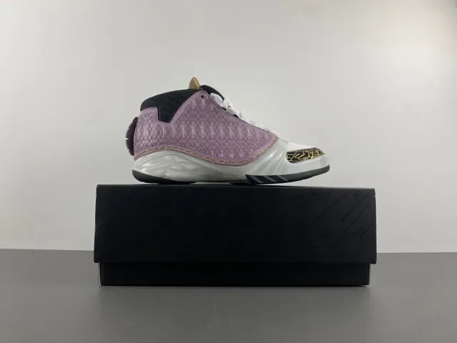 Air Jordan 22 Lavanda y Blanco Zapatos de Baloncesto Acolchados 15