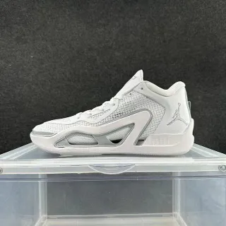 Air Jordan 37 White Silver Basketball Shoes