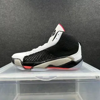 Air Jordan 38 Black Red High-Top Mesh Upper Basketball Shoes