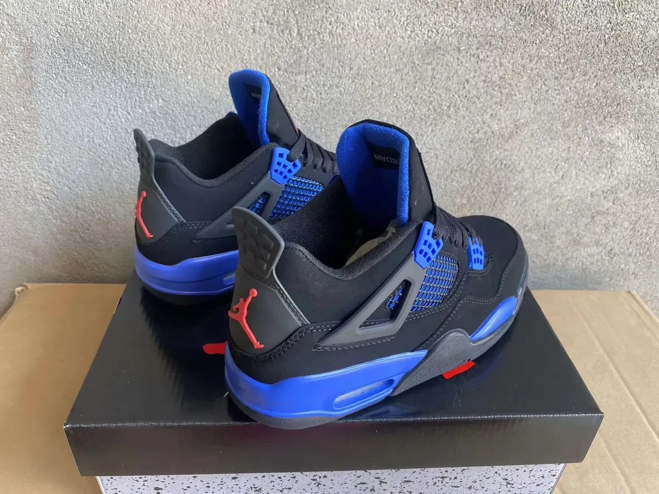Air Jordan 4 Black Royal Blue Chaussures de Basketball 3