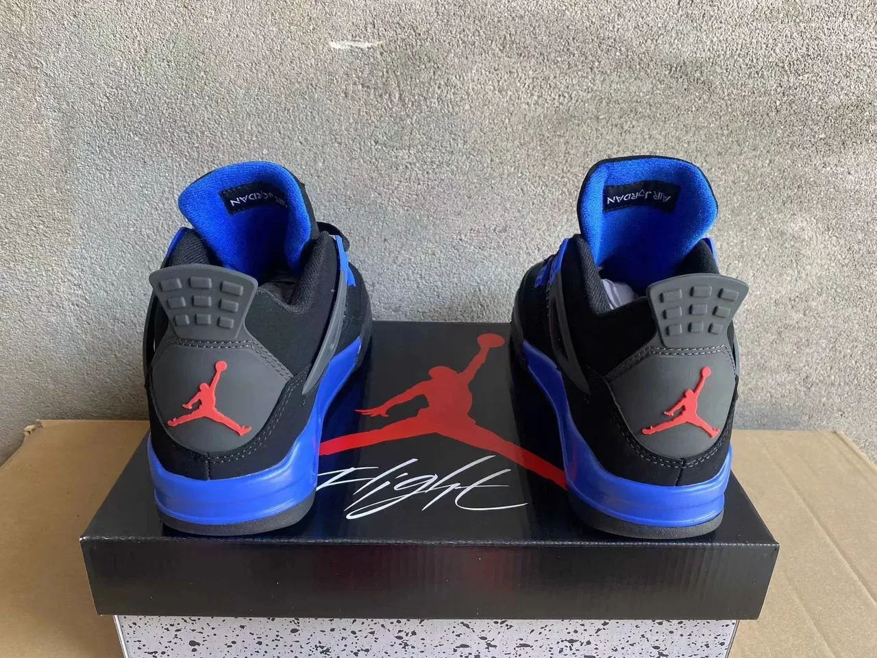 Air Jordan 4 Black Royal Blue Chaussures de Basketball 7