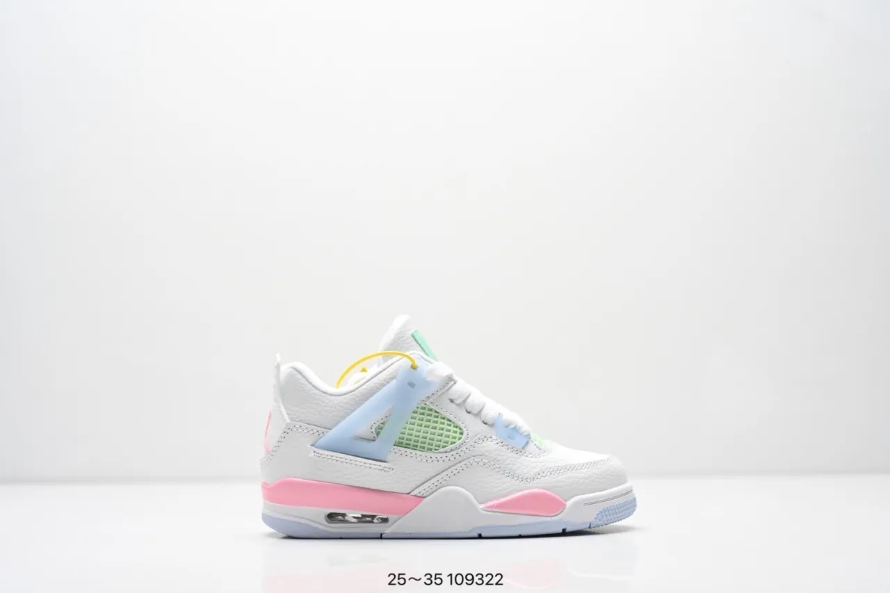 Air Jordan 4 White Red Basketball Shoes 5