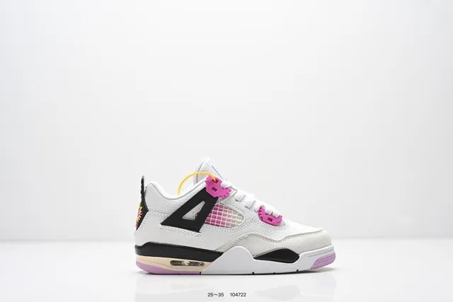 Air Jordan 4 White Red Basketball Shoes 11