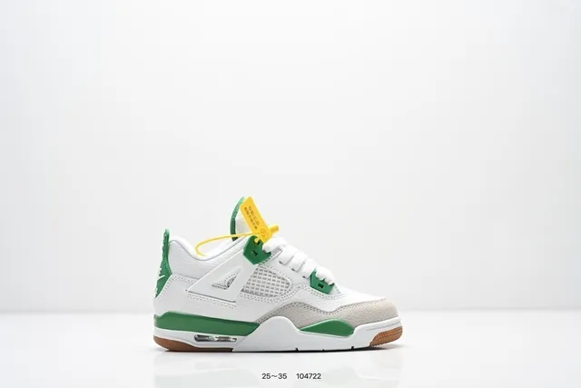 Air Jordan 4 White Red Basketball Shoes 17