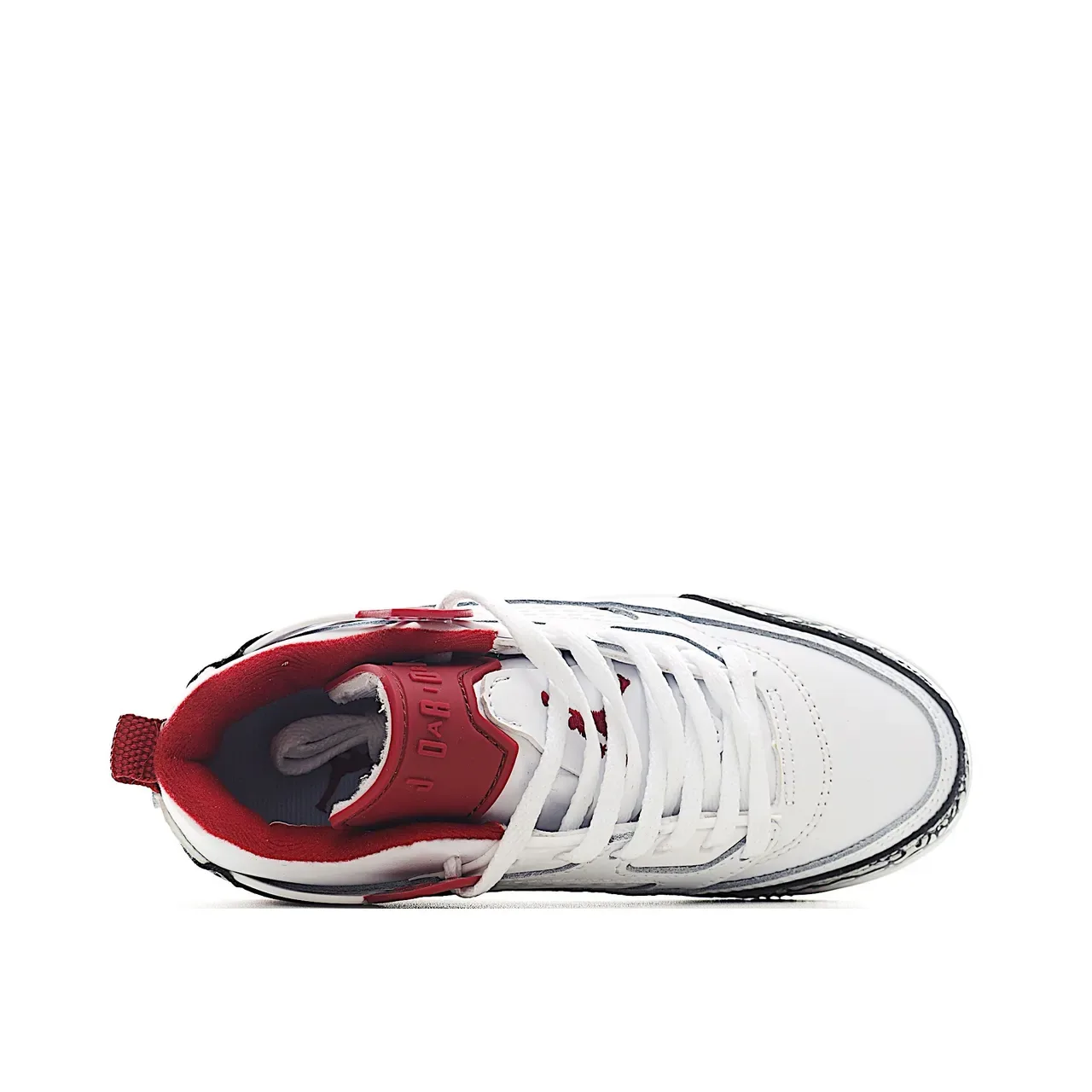 Air Jordan 4 White Red Elephant Lifestyle Sneakers 12