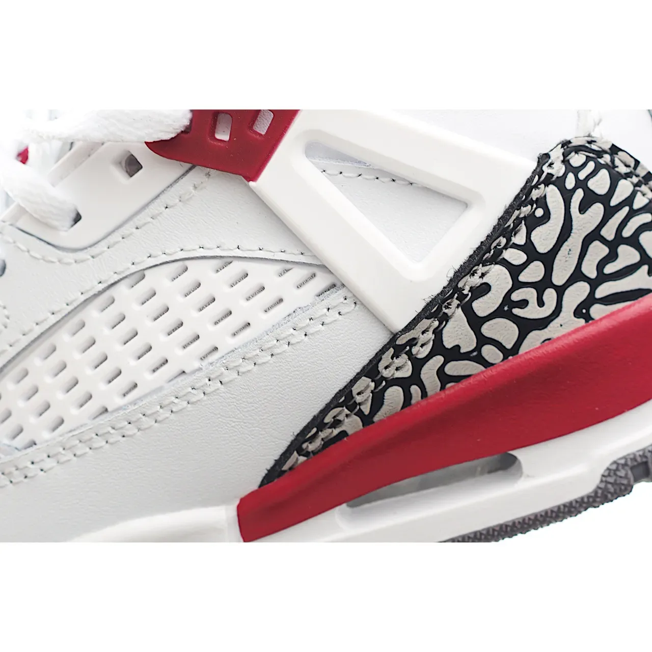 Air Jordan 4 White Red Elephant Lifestyle Sneakers 18