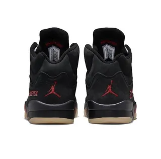 Air Jordan 5 Black Red Beige Basketball Shoes 3