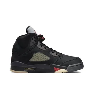 Air Jordan 5 Black Red Beige Basketball Shoes 6
