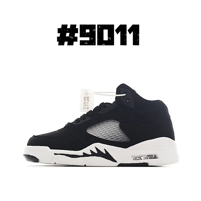 Air Jordan 5 White Black Red Basketball Shoes 11