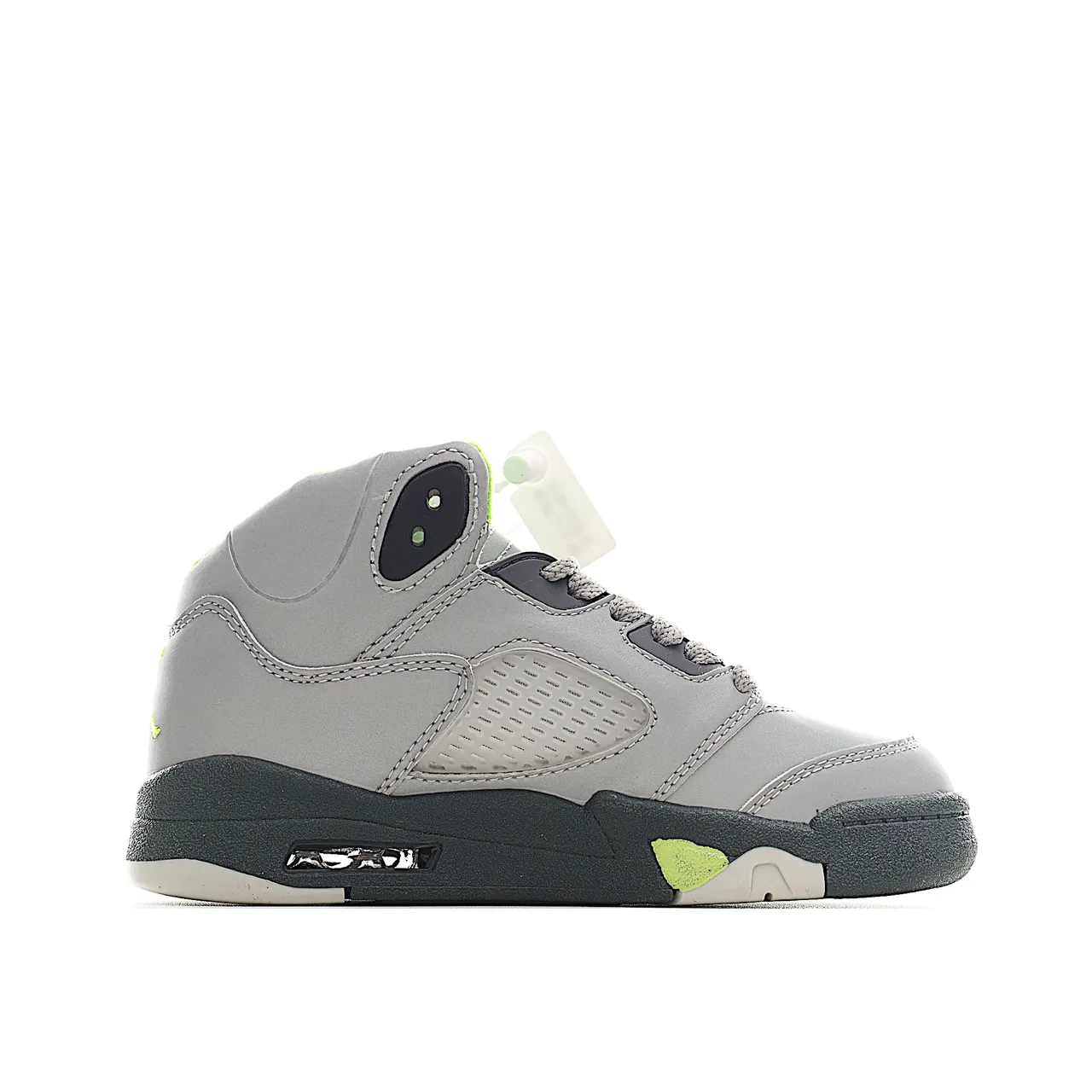 Air Jordan 5 White Black Red Basketball Shoes 14