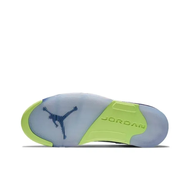 Chaussures de basketball Air Jordan 5 blanc violet vert néon rose 2