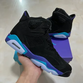 Air Jordan 6 黑紫青篮球鞋