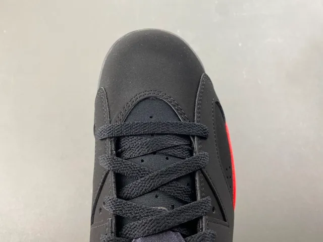 Air Jordan 6 Black Red Light Blue Basketball Shoes 5