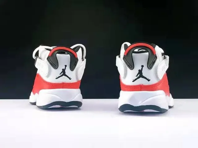Air Jordan 6 Black Red White Basketball Shoes 19
