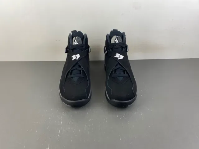 Air Jordan 8 কালো এবং ধাতুকর রূপালী বাস্কেটবল জুতো 11
