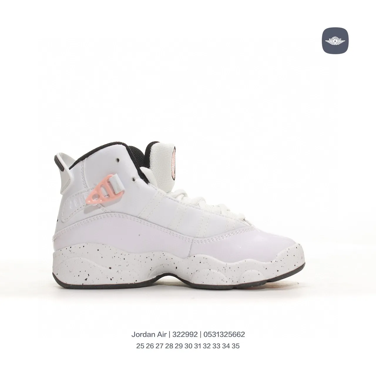 Air Jordan Gray Blue High-Top Padded Collar Basketball Shoes 17