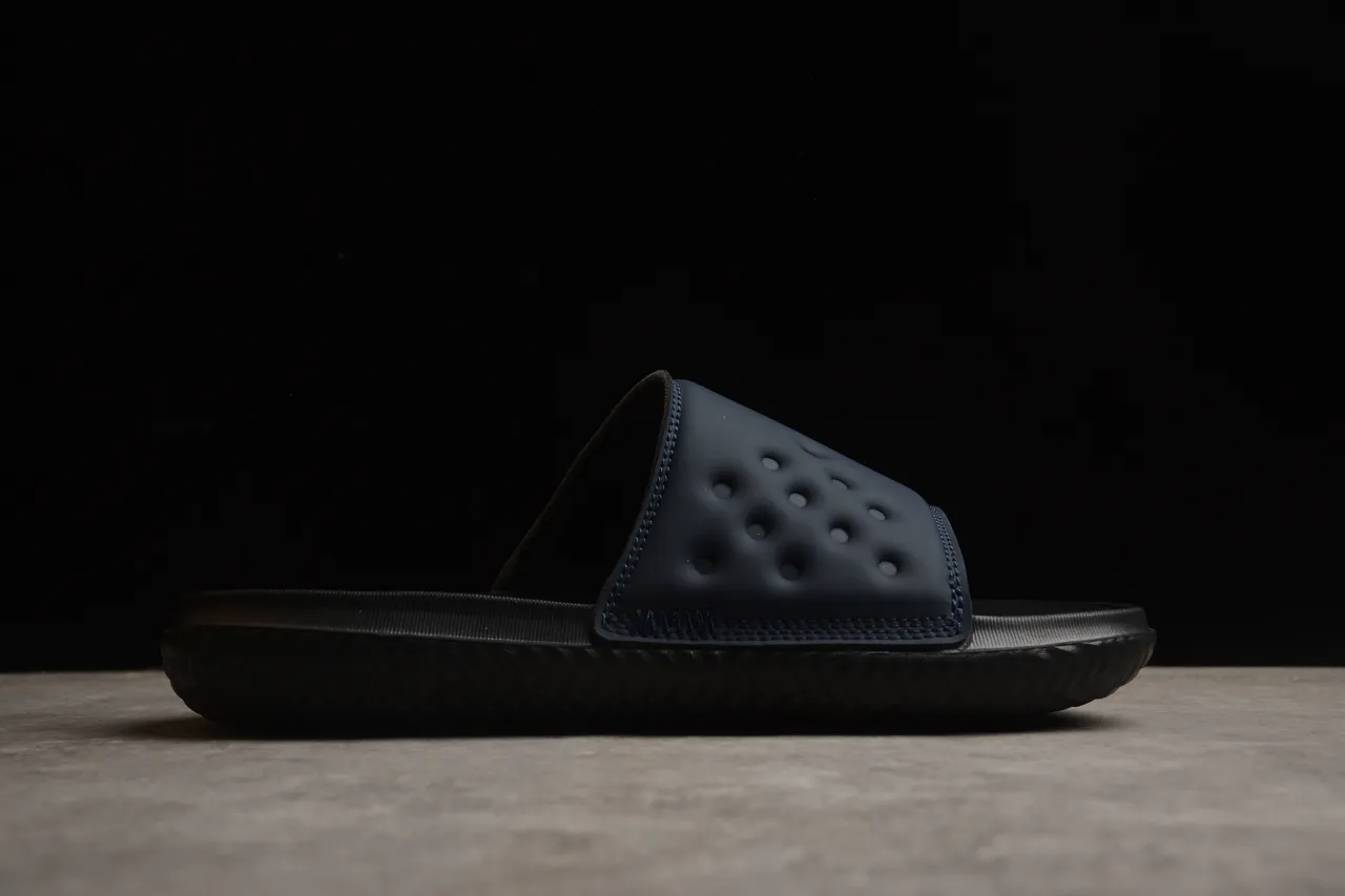 Air Jordan Slide Black Red Single-Strap Molded Footbed Slippers 11