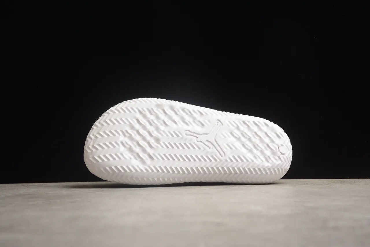 Air Jordan Slide Burgundy and White Slippers 9