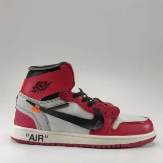 Air Jordan x Off-White Air Jordan 1 Deconstructed Red Basketball Shoes