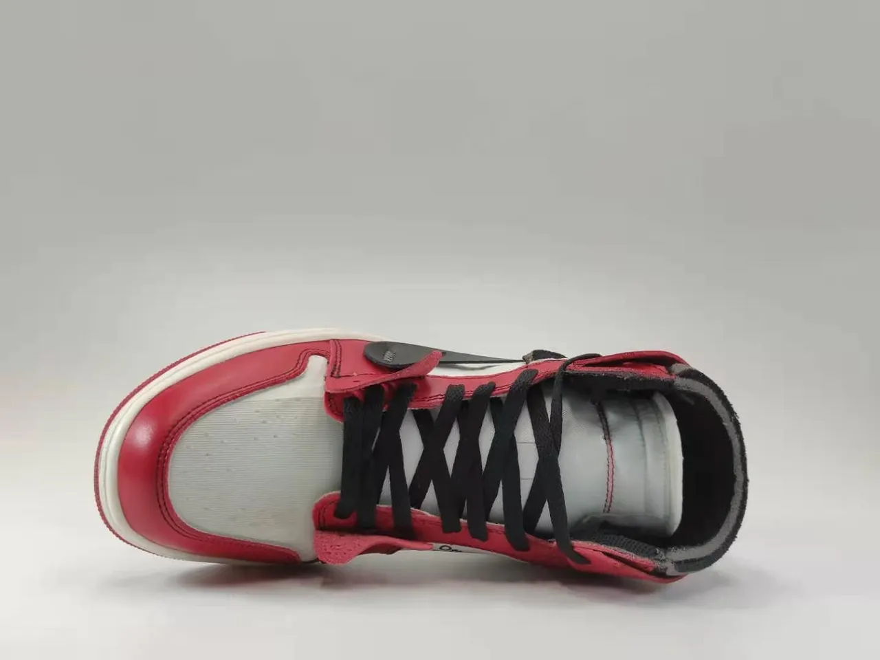 Air Jordan x Off-White Air Jordan 1 Deconstructed Red Basketball Shoes 5