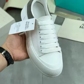 Alexander McQueen Oversized Sneaker White and Gray Lifestyle Sneakers