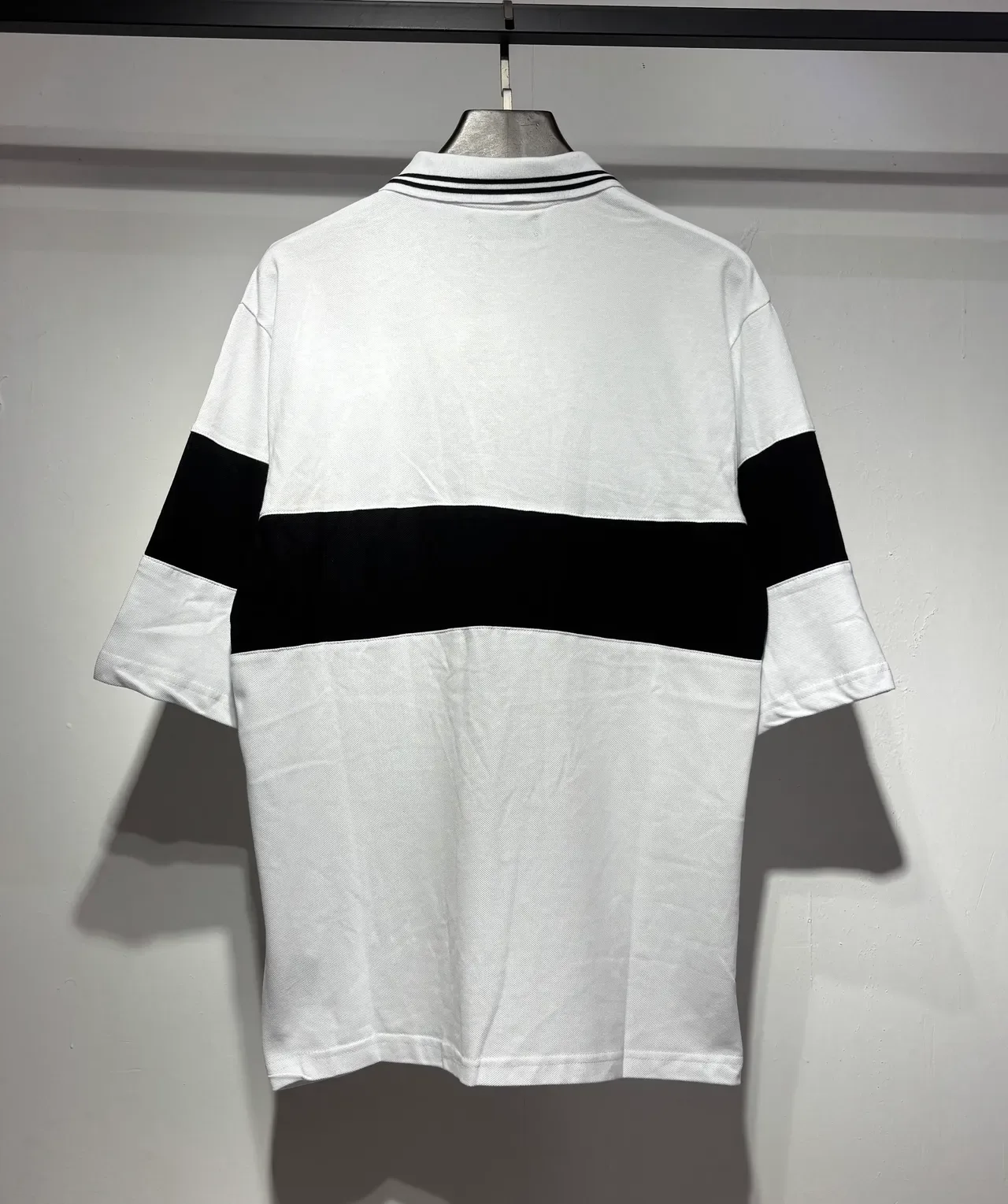 Amiri Color-Blocked Football-Inspired Logo Polo Shirt 4