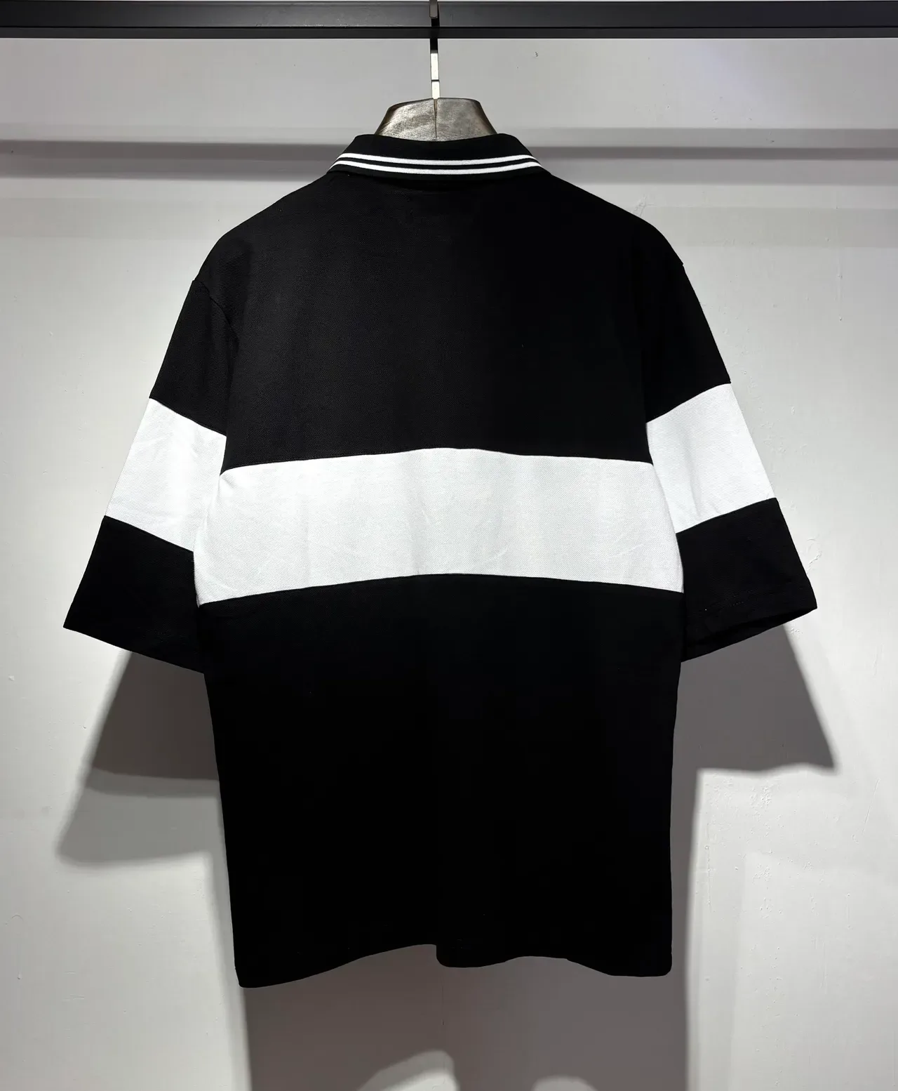 Amiri Color-Blocked Football-Inspired Logo Polo Shirt 5