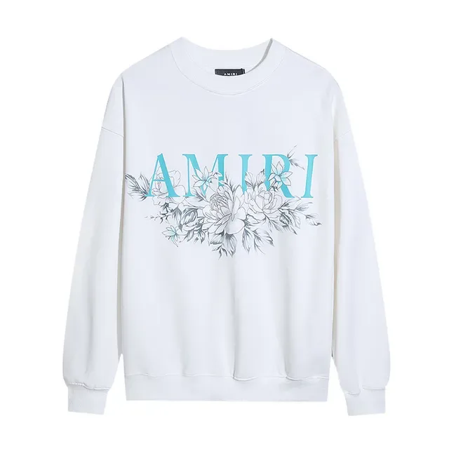 Amiri Graphic Floral Print Crewneck Sweater 2