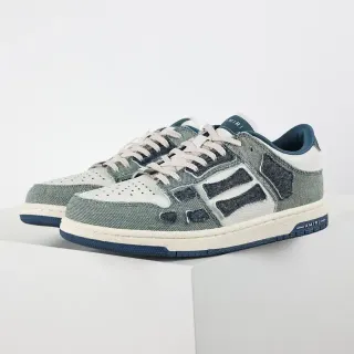 Amiri MA Court Denim Patchwork Lifestyle Sneakers