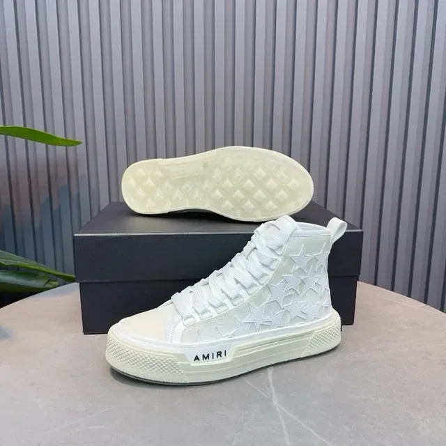 Amiri Skel Top High Off-White Star-Perforated chaussures lifestyle 9