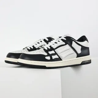 Amiri Skel Top Low Black and White Lifestyle Sneakers