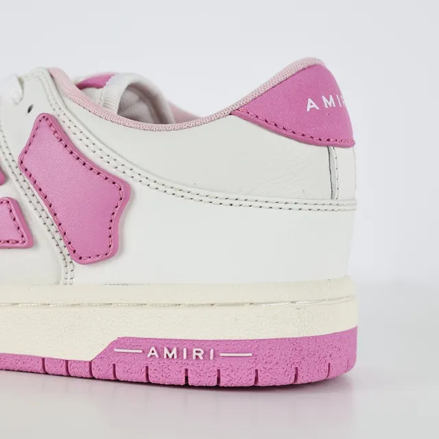 Amiri Skel Top White and Pink Lifestyle Sneakers 4