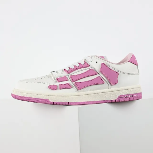 Amiri Skel Top White and Pink Lifestyle Sneakers 9
