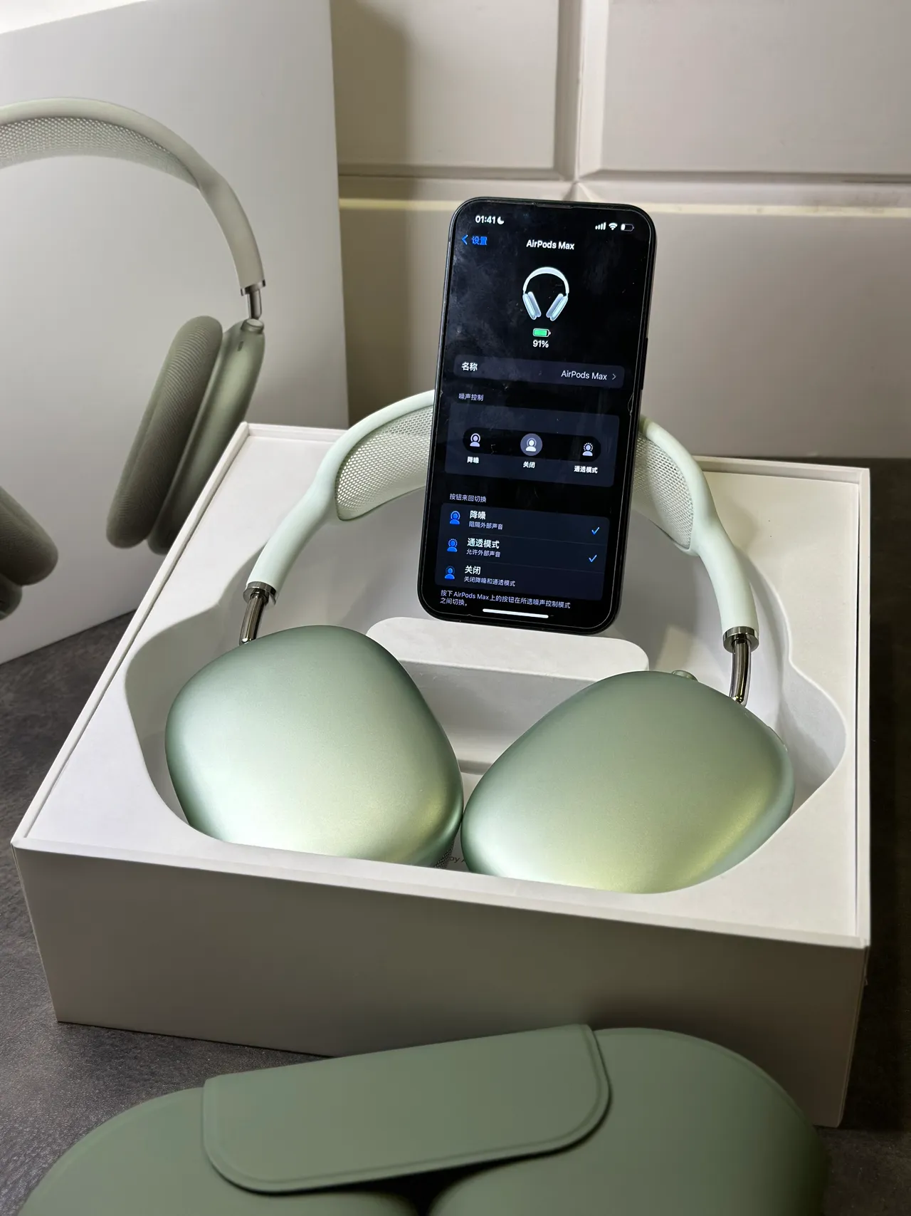 Apple AirPods Max Sage Green Over-ear Headphones 6