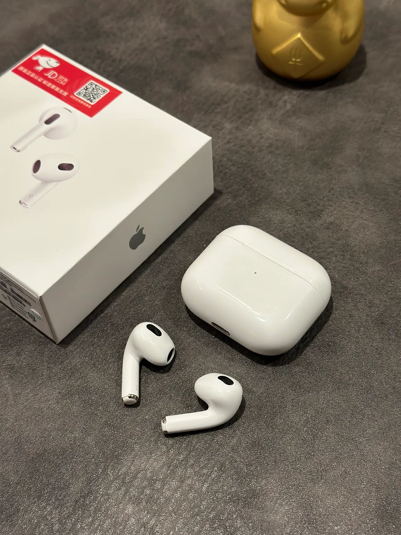 Apple AirPods White Black Stem-Style Compact TWS Earbuds 5